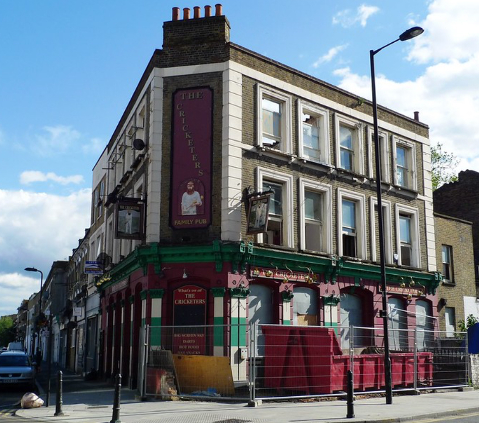 The Cricketers pub, 181 Clarence Road, Hackney E5